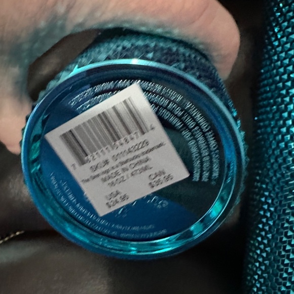 3 bundle Starbucks Chrome blue studded cups & keychain set cold cups bundle - Picture 9 of 10